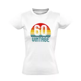 Vintage 60 női póló (fehér)