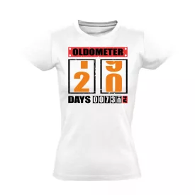 Oldometer 20 női póló (fehér)