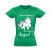 Unicorn queens are born in August női póló (zöld)