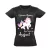 Unicorn queens are born in August női póló (fekete)