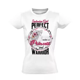 Princess and warrior - September női póló (fehér)