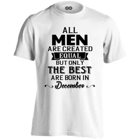 Csak a december! férfi póló (fehér)