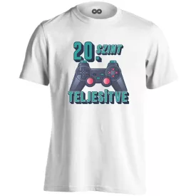 20. szint teljesítve férfi póló (fehér)