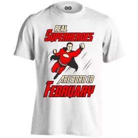 Real superheroes - february férfi póló (fehér)