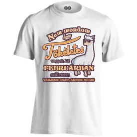 Tökéletes vagyok - február férfi póló (fehér)