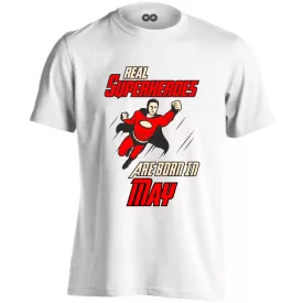 Real superheroes - may férfi póló (fehér)