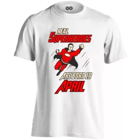 Real superheroes - april férfi póló (fehér)