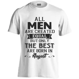 All men are created equal August férfi póló (fehér)