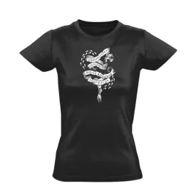 Rosszban sántikálok filmes női póló (fekete)