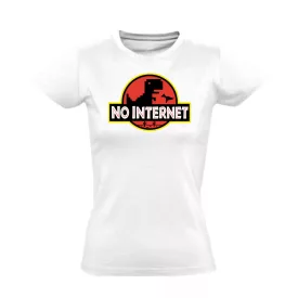 No internet filmes női póló (fehér)