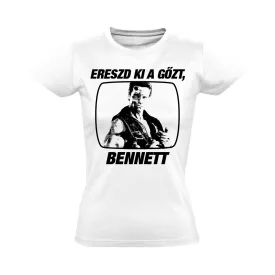 "Ereszd ki a gőzt" filmes női póló (fehér)