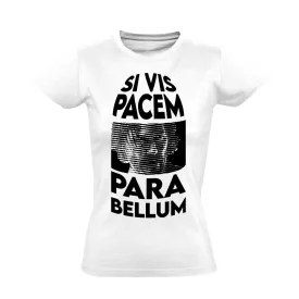 "Ha békét akarsz" filmes női póló (fehér)