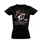 Baby filmes női póló (fekete)