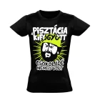 "Pisztácia" filmes női póló (fekete)