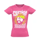 "Pisztácia" filmes női póló (rózsaszín)