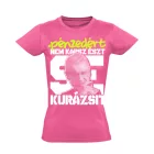 "Kurázsi" filmes női póló (rózsaszín)