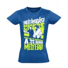 Rablótámadás filmes női póló (kék)