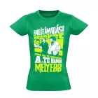 Rablótámadás filmes női póló (zöld)