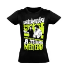 Rablótámadás filmes női póló (fekete)