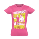 Rablótámadás filmes női póló (rózsaszín)