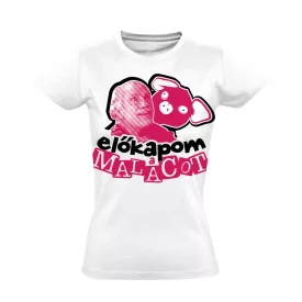 "Malac" filmes női póló (fehér)