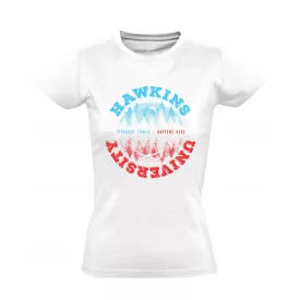 Hawkins University női póló (fehér)