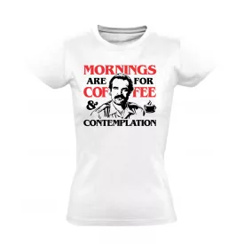Morning Coffee női póló (fehér)