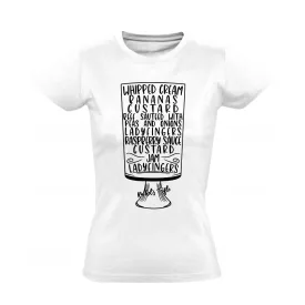 Rachel's Trifle  női póló (fehér)