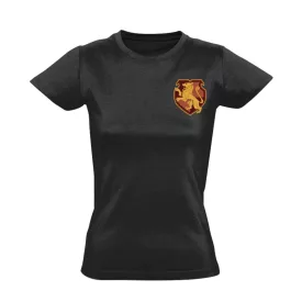 Oroszlános tudjuk melyik ház női póló (fekete)
