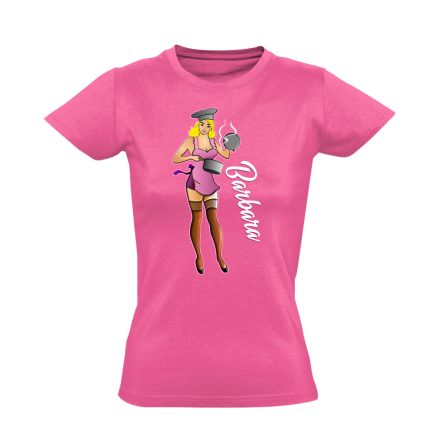 Barbie asszony női póló (rózsaszín)