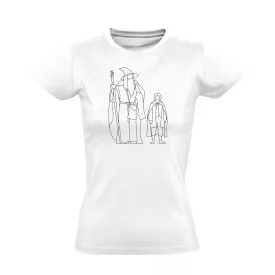   A fehér mágus és a félszerzet filmes női póló (fehér)