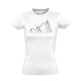 Harc a Sötét Úrral filmes női póló (fehér)