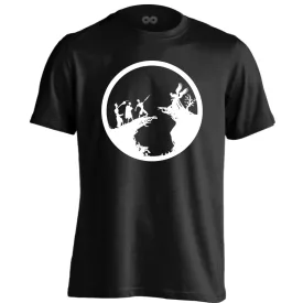 A varázskör filmes férfi póló (fekete)