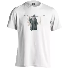 Szürke mágus kihipózta filmes férfi póló (fehér)
