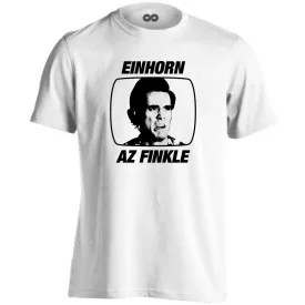 Régi einhorn az finkle filmes férfi póló (fehér)