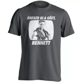   "Ereszd ki a gőzt" filmes férfi póló (szénszürke) akciós póló - 2XL