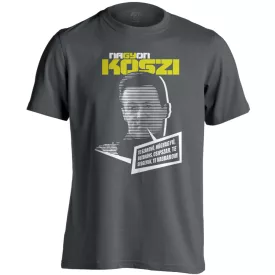   "Tengeri kagylók" filmes férfi póló (szénszürke)