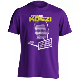 "Tengeri kagylók" filmes férfi póló (lila)