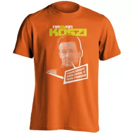   "Tengeri kagylók" filmes férfi póló (narancssárga)