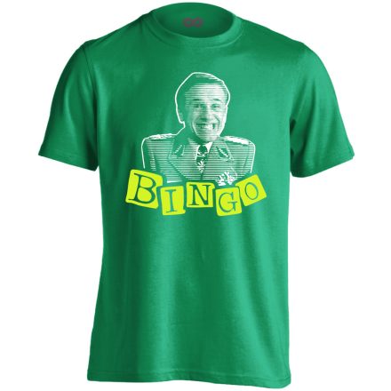 "Bingo" filmes férfi póló (zöld)