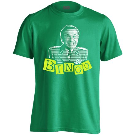 "Bingo" filmes férfi póló (zöld)