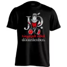 Döntetlen filmes férfi póló (fekete)