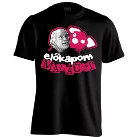 "Malac" filmes férfi póló (fekete)