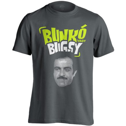 "Bunkó vagy Bugsy" filmes férfi póló (szénszürke)