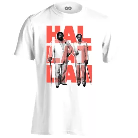 Hallatlan filmes férfi póló (fehér)