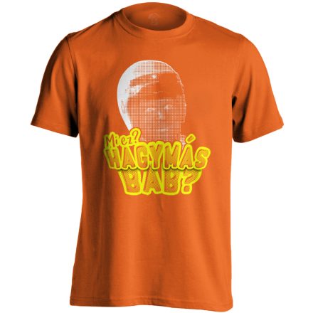 HagymásBab filmes férfi póló (narancssárga)