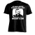 "Azt csak a rosszak terjesztik" filmes férfi póló (fekete)