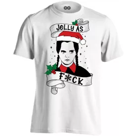 Jolly Christmas férfi póló (fehér)