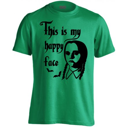 Happy Face férfi póló (zöld)
