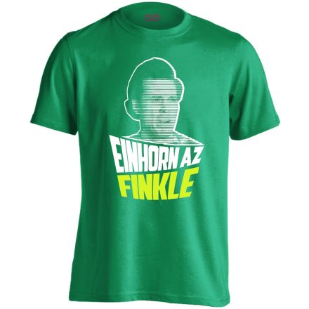 "Einhorn az Finkle" filmes férfi póló (zöld)